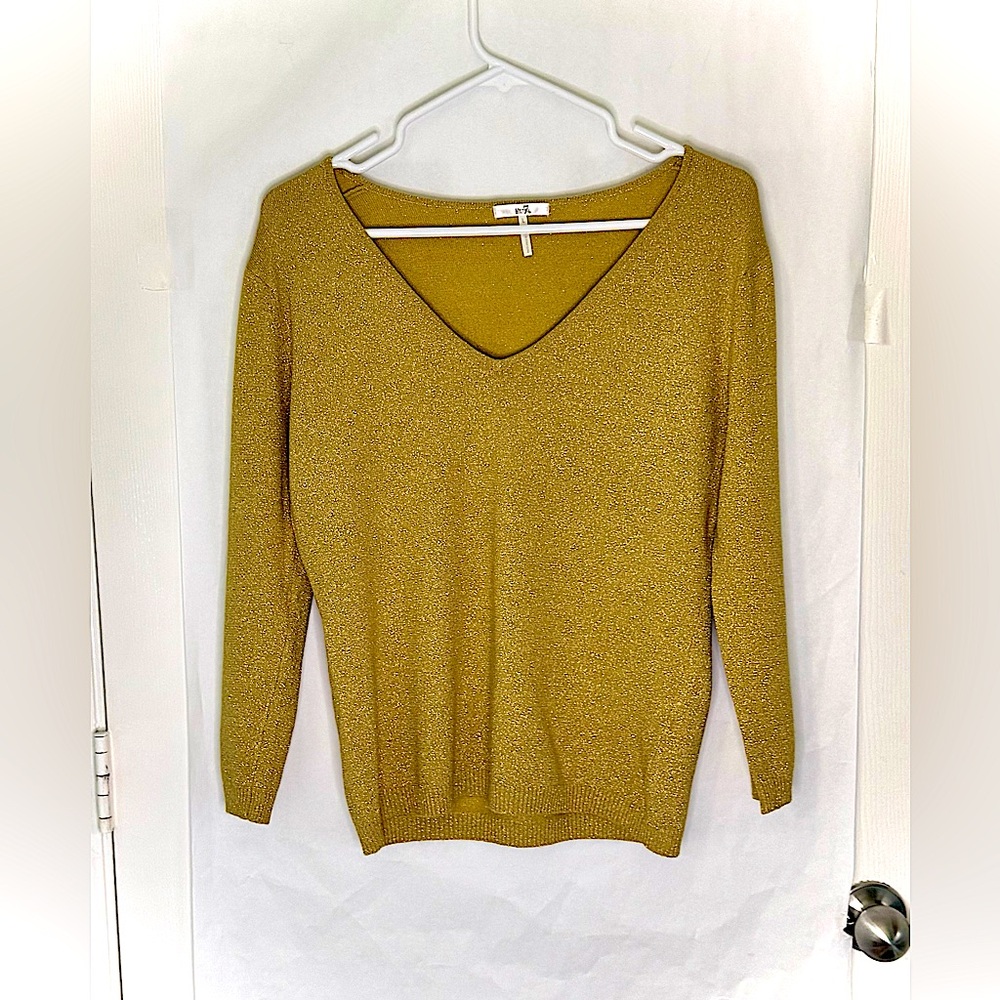 Gold Metallic Sweater